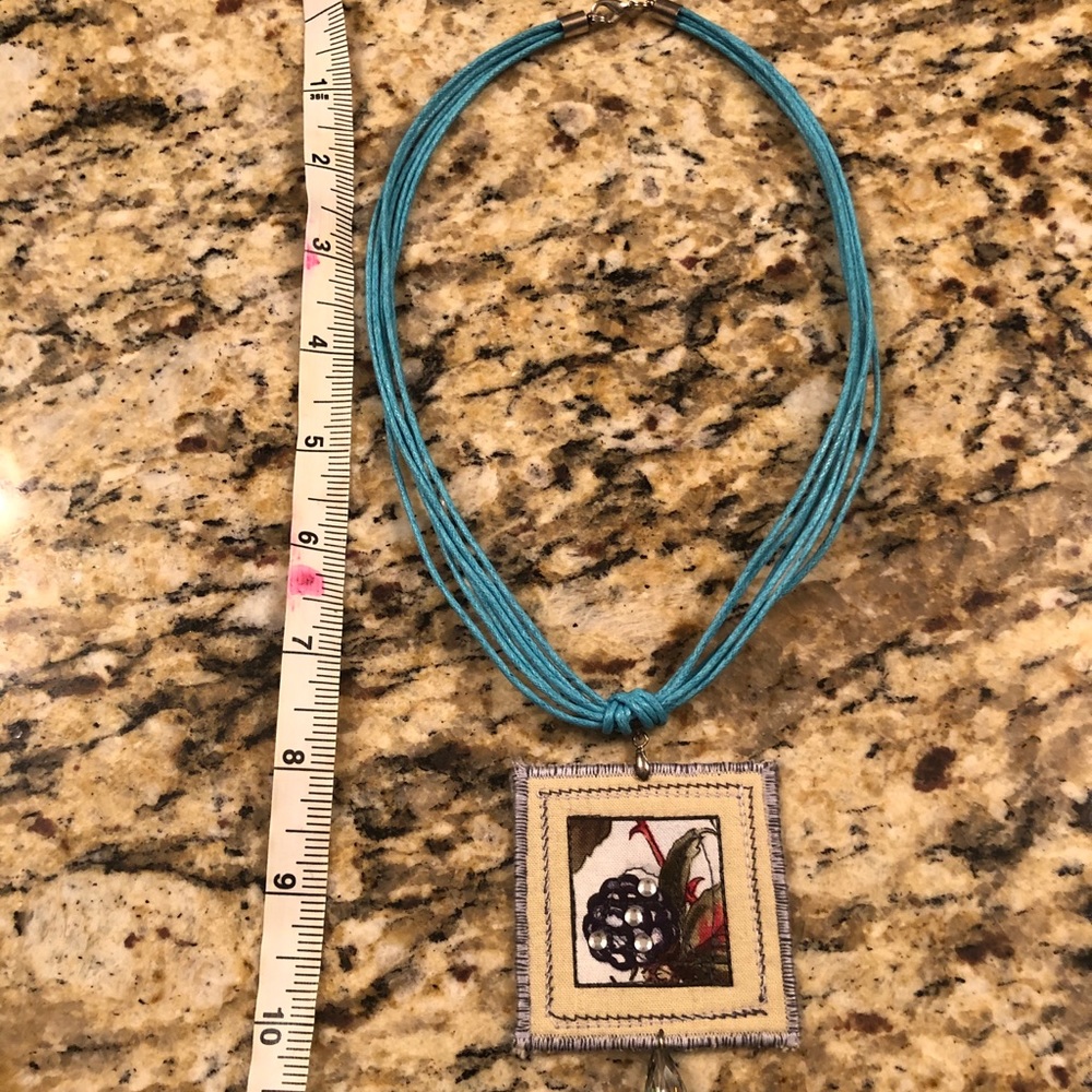 Unique Custom Patchwork Necklace - image 4